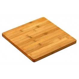 Simply Bamboo CBV112 Valencia Bamboo Cutting Board for Kitchen | Butcher Block| Chopping Board 12 x 12 x 0.625