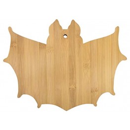 Vencer The Nightmare Before X-MAS Bat Bamboo Serving & Cutting Board,Hallowmas Gift and Home Decoration,15x11 Inch