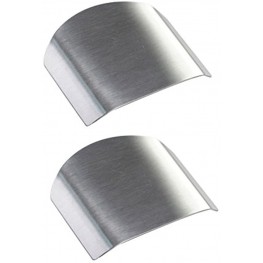 Cucumis Stainless Steel Cutting Tool Cutting Finger Protector Hand Guard Chopping Block Board 2Pcs Safety Protection Device