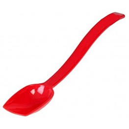 Excellante 10" Buffet Spoon Solid Polycarbonate 3 4 oz Red Color12Piece,