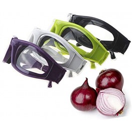 Onion Goggles Glasses Kitchen Onion Glasses with Inside Sponge Tears free Anti Fog Onion Cutting Goggles for Women Men Cooking BBQ Grilling,4 Pieces