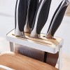 Knife and Cutting Board Holder Kitchen Organizer and Storage for Knife Sponge Soap Holder White Board Knife Holder