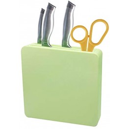 LCHENFA Knife Block knife holder for kitchen counter drawer block universal knife without knives storage detachable easy cleaning green