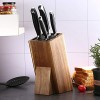 Universal Acacia Wood Knife Holder，Knife Holder Large Capacity Kitchen Household Multifunctional Knife Storage and Placement Rack