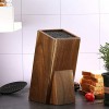Universal Acacia Wood Knife Holder，Knife Holder Large Capacity Kitchen Household Multifunctional Knife Storage and Placement Rack