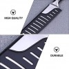WINOMO 10pcs Knife Edge Guards Knife Cover Sleeves Plastic Knife Cover Knife Case Protectors for Chopping Cutter Black