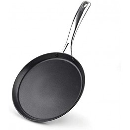 Cooks Standard Nonstick Hard Anodized 9.5-inch 24cm Crepe Griddle Pan Black