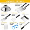 Griddle Accessories Compatible with Blackstone and Camp Chef Flat Top Griddle Scraper Tool with Melting Dome for Outdoor Cooking Grill Accessories