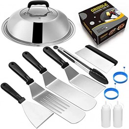 Griddle Accessories Compatible with Blackstone and Camp Chef Flat Top Griddle Scraper Tool with Melting Dome for Outdoor Cooking Grill Accessories
