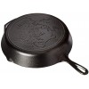 Lodge Wildlife Series-12 Inch Seasoned Cast Iron Skillet with Bear Scene and Assist Handle 12 Black