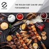 Z GRILLS Cast Iron Grill Griddle Pan Stove 2-in-1 Oven NonStick Pre-Seasoned with Handles for Outdoor Camping Indoor Kitchen 19.3x10.5x0.8