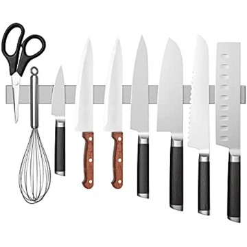 20 Inch Magnetic Knife Strip for Wall Stainless Steel Powerful Magnetic Knife Holder Multipurpose Use as Knife Rack Knife Bar for Kitchen Knives Tools Holder Home Organizer