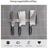 Magnetic Knife Strip Stainless Steel with Multipurpose Use as Knife Holder Knife Rack Knife Bar Kitchen Utensil Holder Tool Holder Art Supply Organizer & Home Organizer 12 Inch
