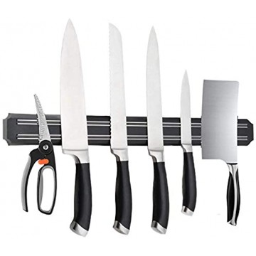 Magnetic Knife Strips 15 Inch Magnetic Knife Storage Strip Knife Holder Knife Rack Knife Strip Kitchen Utensil Holder Tool Holder Multipurpose Magnetic Knife Rack Black