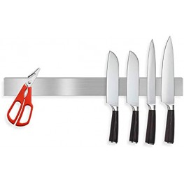 MASS DYNAMIC Magnetic Knife holder 50 cm Ideal Kitchen knives Storage Rack Wall Mounted Utensil Organiser Metal Bar Perfect Tools organizer large strip 20 Inch