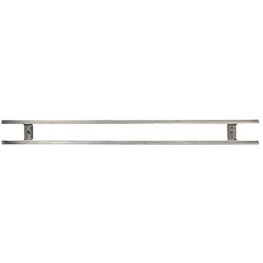 Mercer Culinary 24" Magnetic Knife Bar with 6 S Hooks 24 Inch x 2.4 Inch x .9 Inch Stainless Steel