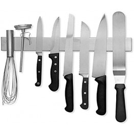 Modern Innovations 16 Inch Stainless Steel Magnetic Knife Bar Use as Knife Holder Knife Rack Knife Strip Kitchen Utensil Holder and Tool Holder
