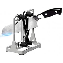 Newest 2021 Model! Knife Sharpener Kitchen Knife Edge Sharpener Military Aluminum Hone Sharpens Beveled Polishes Dull Serrated Standard Blades & Chef's Knives As Shown On TV