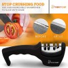 PriorityChef Premium Knife Sharpener Upgraded 4-Stage Kitchen Knife Sharpener Easily Sharpens All Scissors Chef and Kitchen Knives Includes Safety Glove