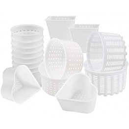16 pcs Cheesemaking Kit №3 Butter Punched Сheese Mold Press Strainer cheese Tofu Press Mold Cheese Making Kit