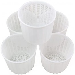5 pcs Cheesemaking Kit Punched Сheese Mold Press Strainer cheese Basic Cheese Mold 2.8 liters set of 5 pieces…