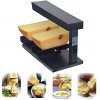 Li Bai Cheese Melter Raclette Grill Machine Electric 650W Nacho Cheese Dispenser Commercial Multi-Function For 2 Pieces of Adjustable Half Cheese Wheel Maker Swiss Dish Rapid Heating750D