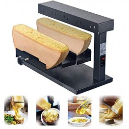 Li Bai Cheese Melter Raclette Grill Machine Electric 650W Nacho Cheese Dispenser Commercial Multi-Function For 2 Pieces of Adjustable Half Cheese Wheel Maker Swiss Dish Rapid Heating750D