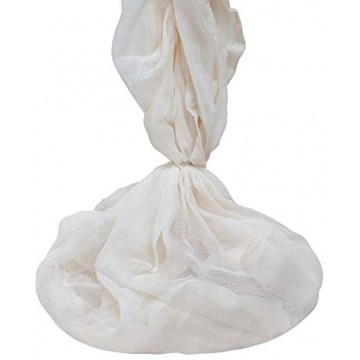 Organic Cotton Cheesecloth for Straining 36"x36" & 100% Unbleached Fine Weave Grade 90 Cotton Fabric for Straining Steaming Basting Making Cheese & Bouquet Garni Reusable & Washable Set of 1