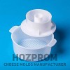 Prime Cheesemaking Hard Cheese Mold With Follower Large Cheesemaking equipment supplies Cow Goat Milk Rennet Cheese mould Cheese making Molde Queso | 2.2lbs 1kg + 3 pcs Milk Filters Original HOZPROM