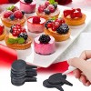 16 Pieces Cheese Markers Set Include Natural Slate Cheese Labels and Chalk Markers for Parties Dinners Oval Shape