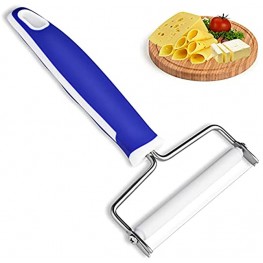 Cheese Slicer Adjustable Thickness Stainless Steel Wire Cheese Slicer Semi-Hard Cheeses Kitchen Cooking Tool