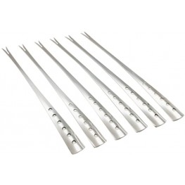 7-1 2-inch Stainless Steel Fondue Forks Set of 6