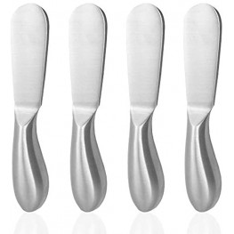 4 Pieces Cheese Spreader Set SourceTon Stainless Steel Multipurpose Cheese and Butter Spreader Knives