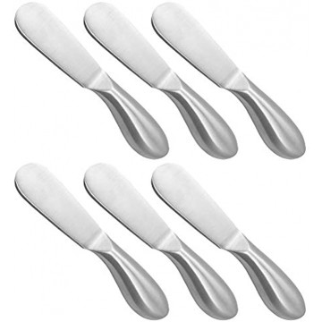 6 Pieces Cheese Spreader Set findTop Stainless Steel Multipurpose Cheese and Butter Spreader Knives
