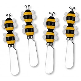 Bee Cheese Spreader Set of 4 Bulk by Supreme Housewares