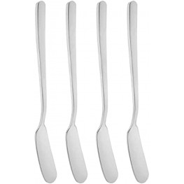 Honbay 4PCS Stainless Steel Butter Spreader Knives Cheese Spreaders Jam Cream Knife for Breakfast salad and Condiments 6.5 Inch