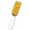 UPware 4-Piece Lemon Basket Hand Painted Resin Handle with Stainless Steel Blade Cheese Spreader Butter Spreader Knife