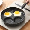4-Cup Egg Frying Pan Aluminium Alloy Fried Egg Cooker Swedish Pancake Plett Crepe Pan for Gas Stove