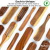 Healthy NO VARNISH Hand Made Wooden Spurtle set Spurtles kitchen tools As Seen On TV BluKonoi Premium Acacia Spurtle Wooden Cooking Utensils Wood Kitchen Utensil Set for Cooking