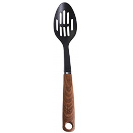 IMUSA USA Woodlook Slotted Spoon 12" Wooklook