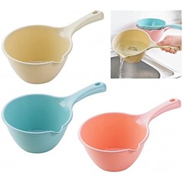 3PCS Plastic Bathing Ladle Spoons Kitchen Accessories Bathroom Water Scoop Cup Baby Shampoo Bath Spoon Home Essential