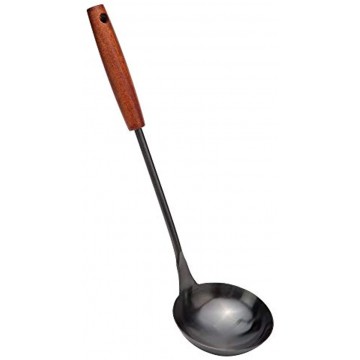 Soup Ladle 14.2 inches wok utensils Stainless Steel wok Ladle.