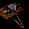 Wok Spatula and Ladle,304 Stainless Steel Utensils.Suitable for home use hotel restaurant.13.7-15Inch