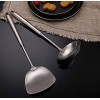 Wok spatula and ladleTool Set Chinese Wok Utensil Set All metal 304 Stainless Steel Cooking Utensils