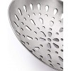 TBWHL Skimmer Slotted Spoon Heavy Duty 304 Stainless Steel Slotted Spoon with Vacuum Ergonomic Handle Comfortable Grip Design Strainer Ladle for Kitchen 14.96 Inches