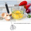 Fdit Rotatable Stainless Steel Kitchen Mixer Balloon Egg Beater Whisk for Whipping Manual Milk Cream Whisk Stirring Egg Tools
