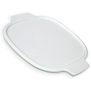 Corningware StoveTop 2-qt 3-qt White Plastic Lid #A-2-PC fits Corningware A-2-B and A-3-B Glass Dish