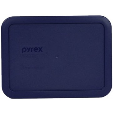 Pyrex 7210-PC Rectangle Dark Blue 3 Cup Storage Lid for Glass Dish