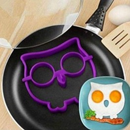 Breakfast Omelette Mold Silicone Egg Pancake Ring Shaper Cooking Tool DIY Kitchen Accessories Gadget Egg Fired Mould Owl