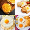 Egg Ring Round Professional Pancake Mold Egg Cooker Rings For Cooking Stainless Steel Non Stick Round Egg Ring Mold For Fried Egg Pancakes Sandwiches 4PCS 4 PCS